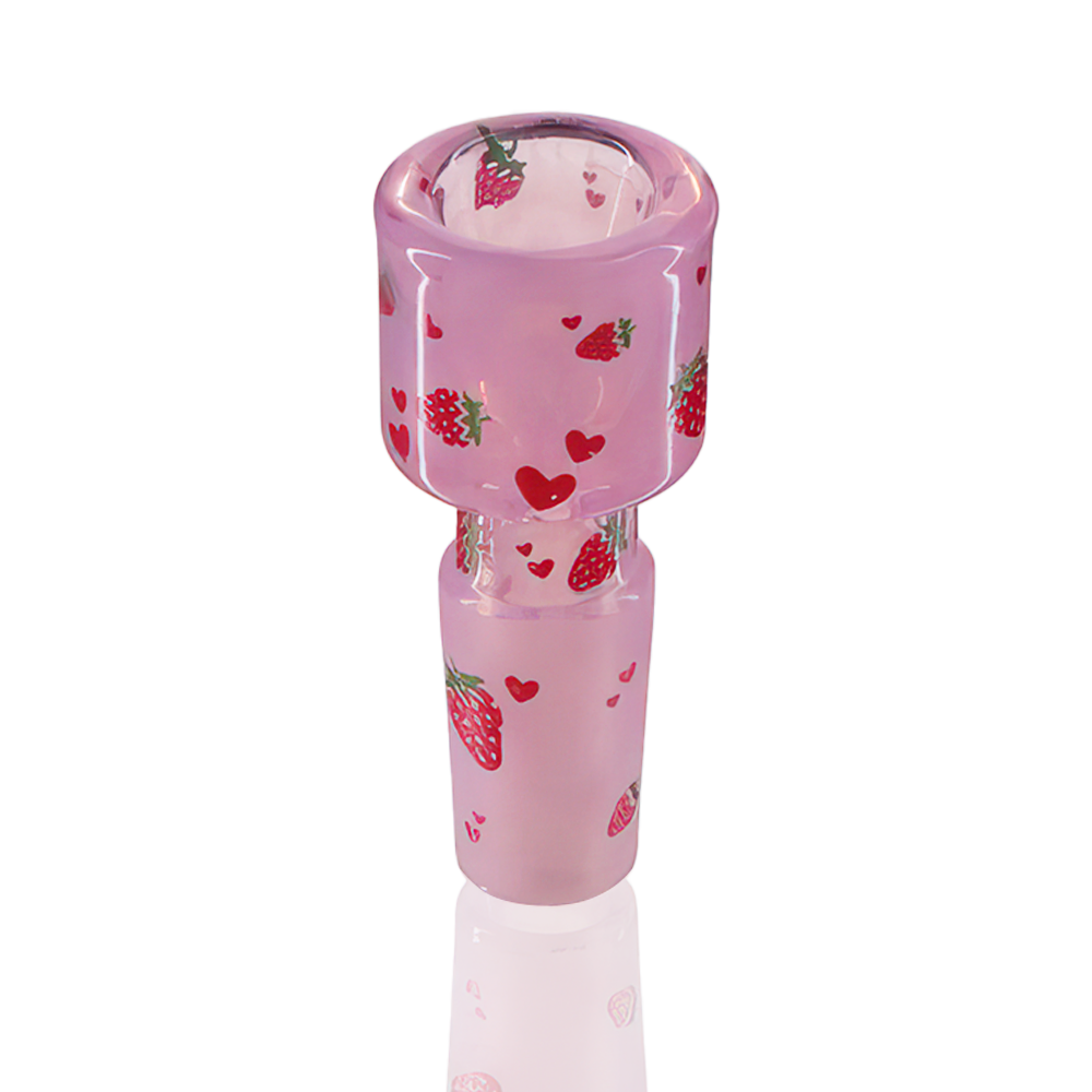 Art Bowl - Pink Strawberries front