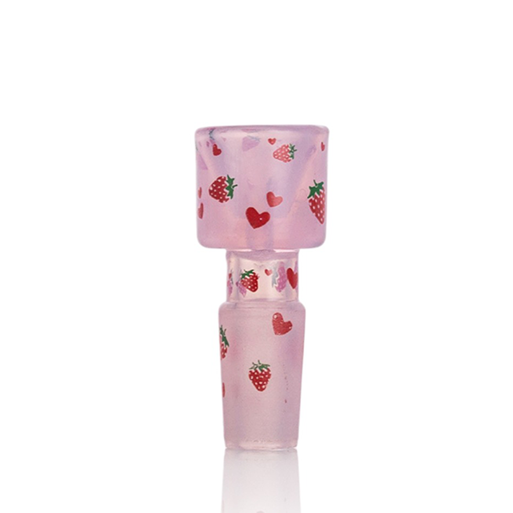 Art Bowl - Pink Strawberries simple