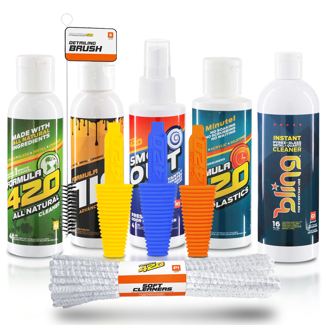 GLASS BONG CLEANING PRODUCTS