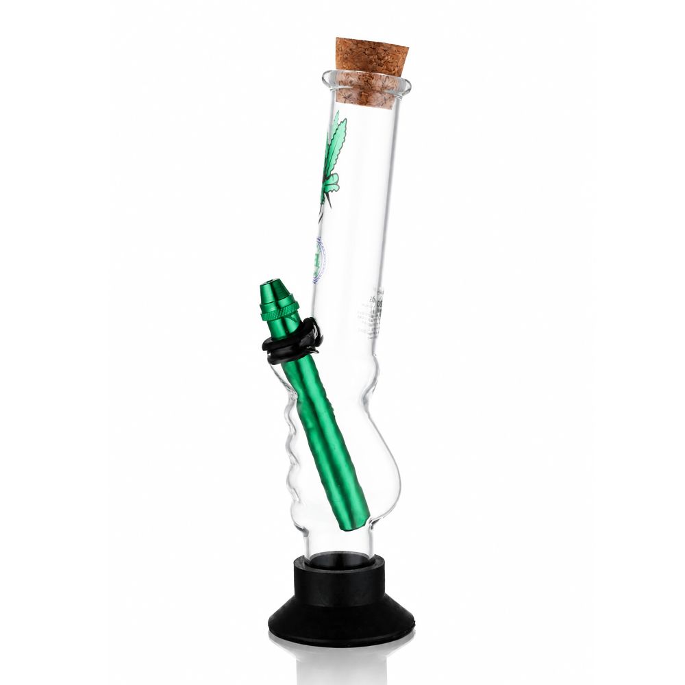 Bong Warehouse Clear Gripper Glass Bong in 27cm side view