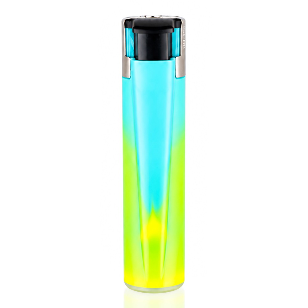 BW Clipper Jet Flame Lighter Large Nebula Blue Back View