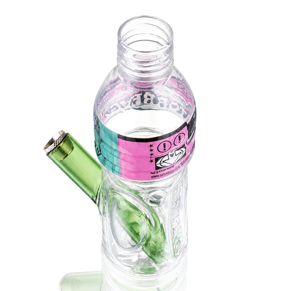 Gatorbeug G2 Mini Glass Bottle Bong 18.5cm - Pink
