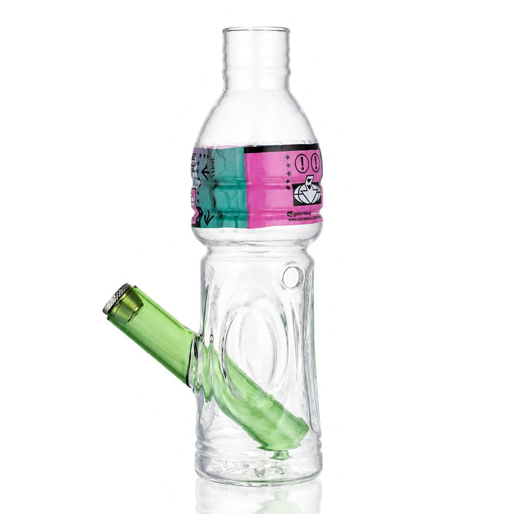Gatorbeug G2 Mini Glass Bottle Bong 18.5cm - Pink