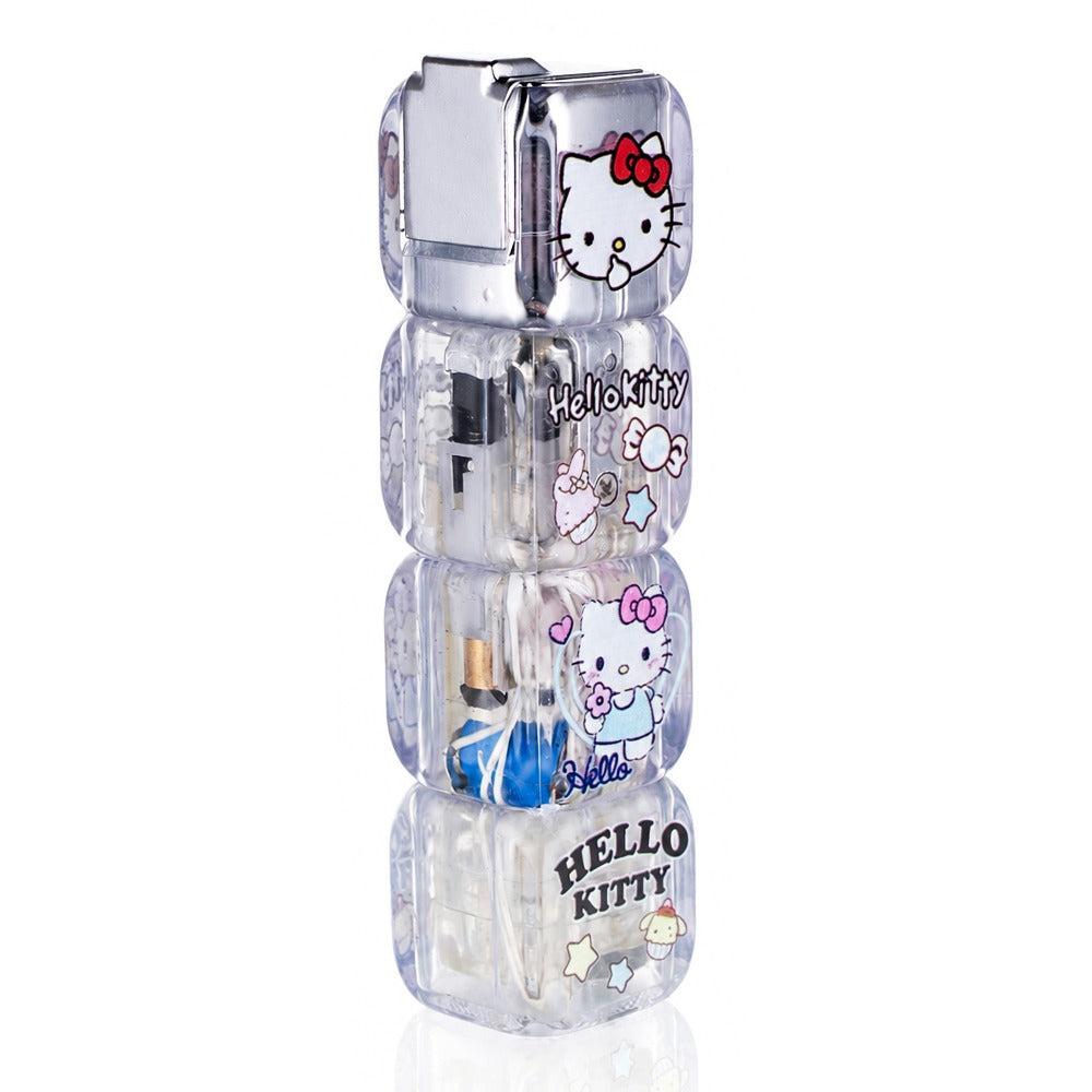 Hello Kitty Jet Lighter - Clear - Angle View 2 - Bong Warehouse