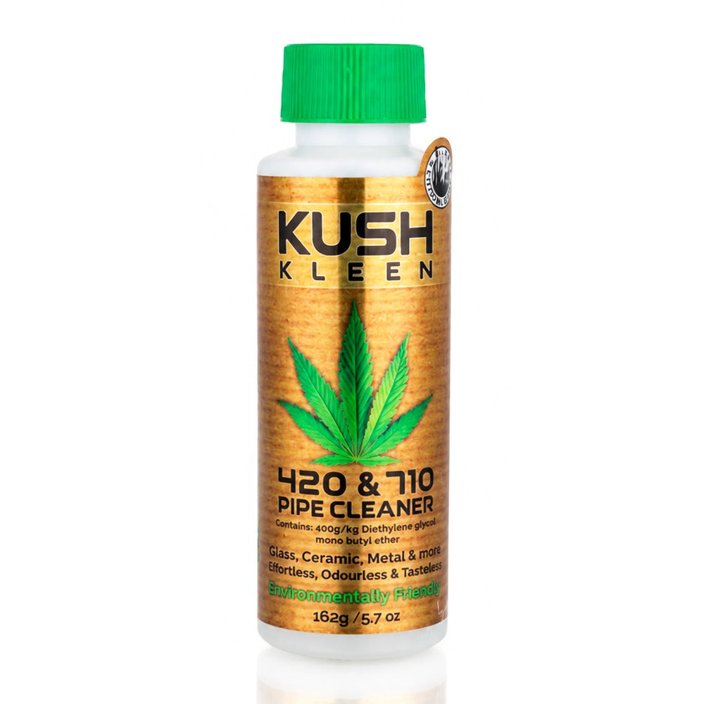 Kush Kleen 162g 420 & 710 Pipe Cleaner front view – effortless, odourless and tasteless bong cleaner