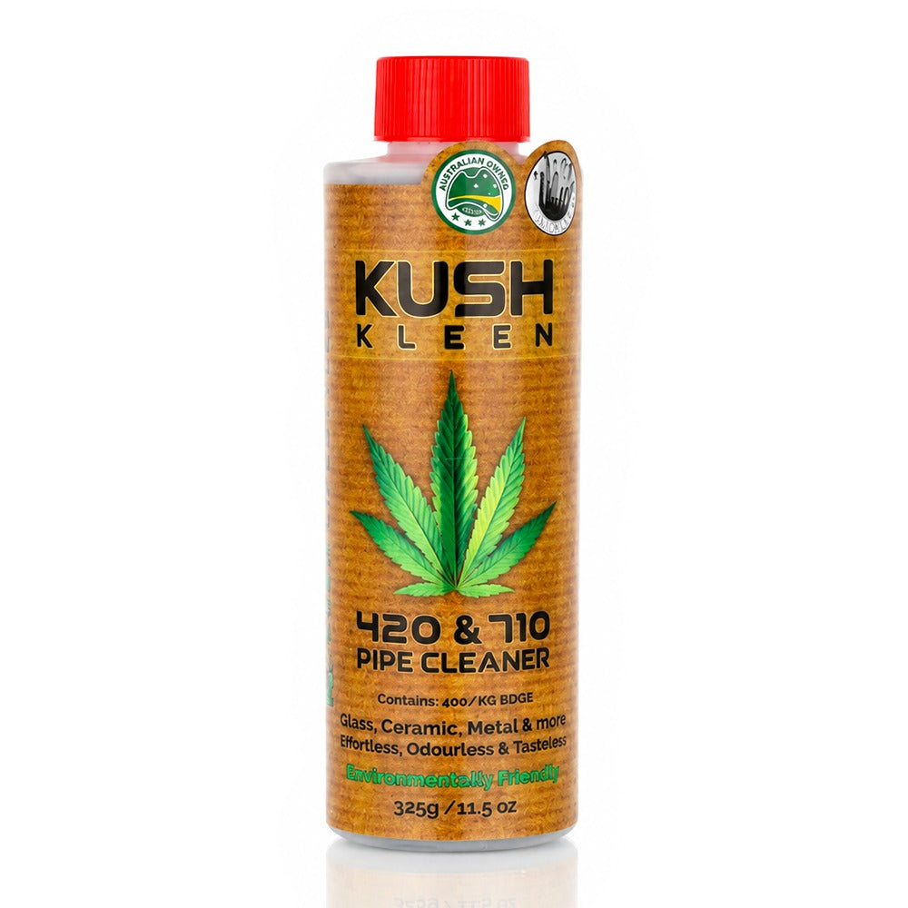 Kush Kleen 420 & 710 Pipe Cleaner 325g bottle front view