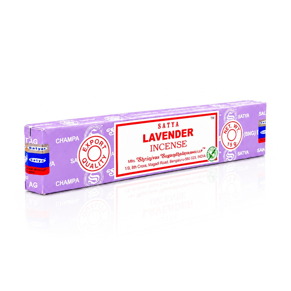 Satya Lavender Incense Sticks 15g included in the Wind Down incense gift pack | Bong Warehouse