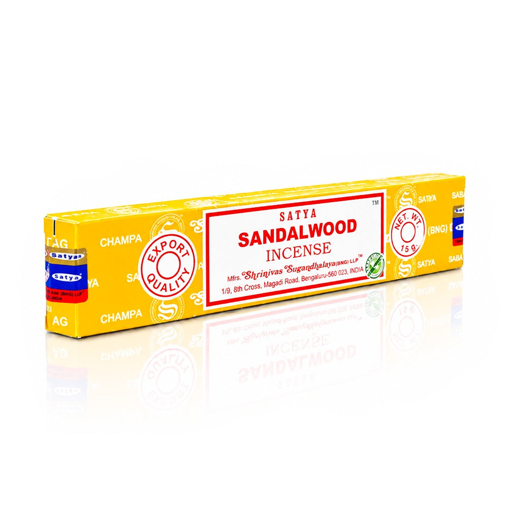 Satya Sandalwood Incense Sticks 15g included in the Wind Down incense gift pack | Bong Warehouse