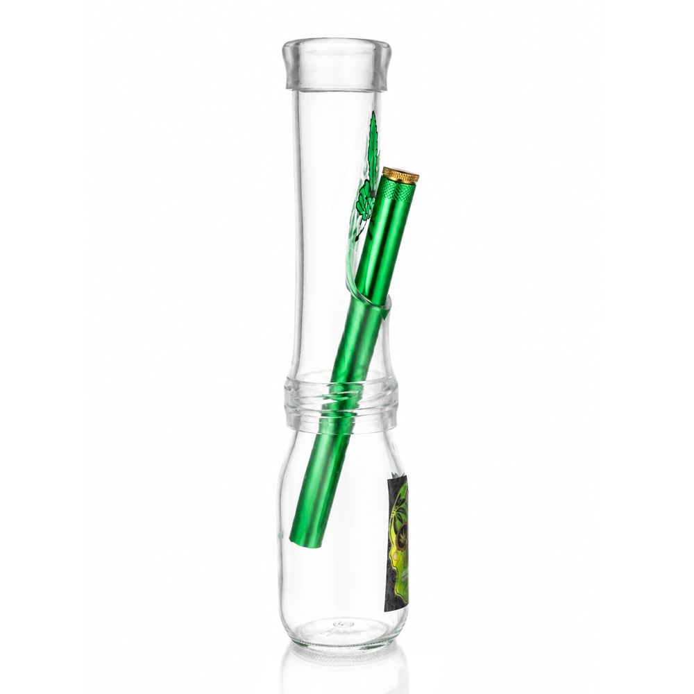 Bong Warehouse 27cm green Shisha Springer Bong side view