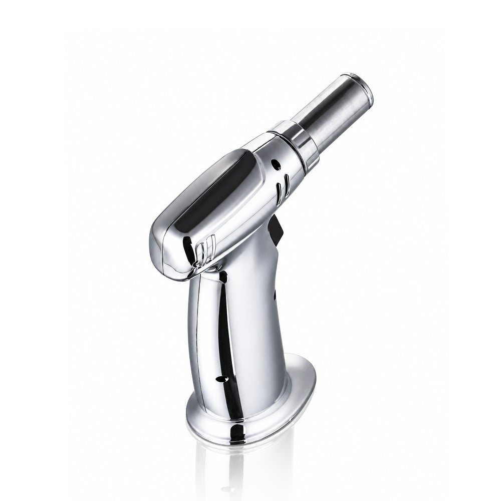 BW - Switchable Flame Metal Jet Torch Lighter - Silver