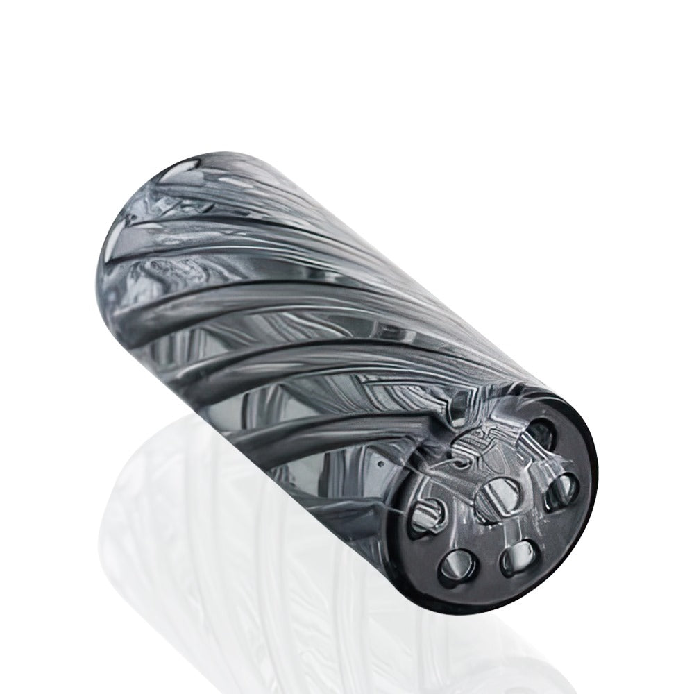 BW - 6 Hole Glass Tips Flat - Grey back holes showing 6 holes