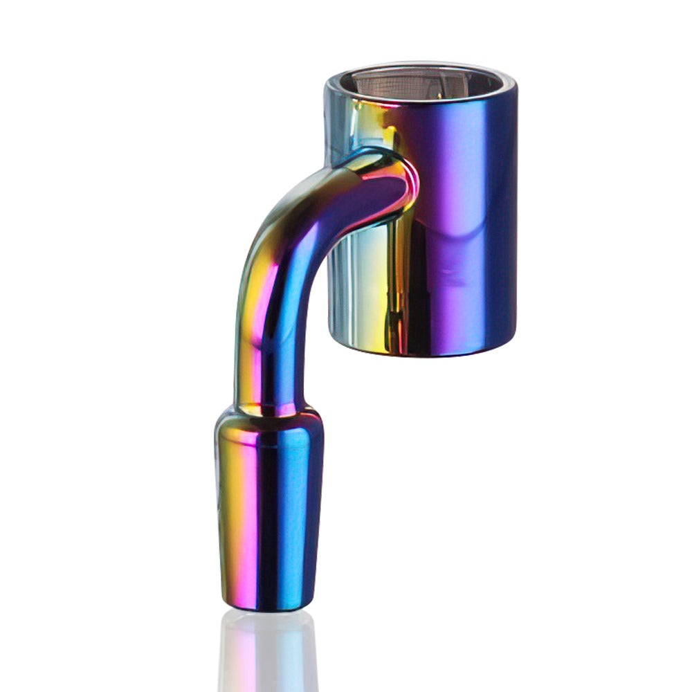 Bong Warehouse - Glass Quartz Banger - Rainbow Back sidde