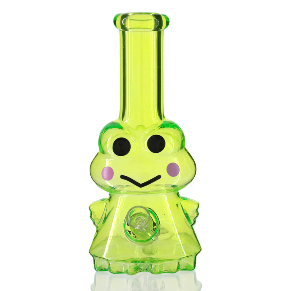 Bong Warehouse 3D Kerroppi Cute Bong 22cm - Green - Front View