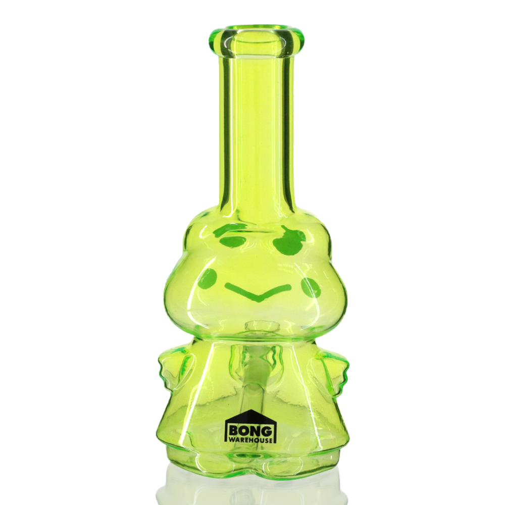 Bong Warehouse 3D Kerroppi Cute Bong 22cm - Green - Left Side View