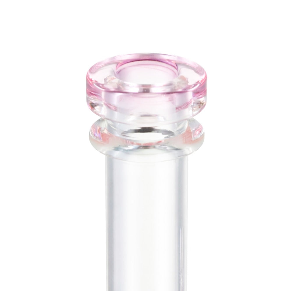 Bong Warehouse - Love heart 23cm Glass Bong - Pink top