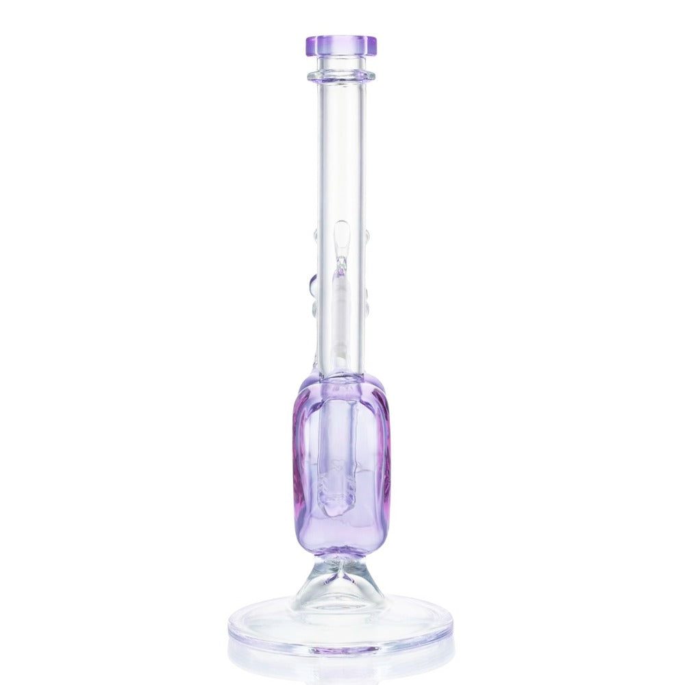 Bong Warehouse - Love heart 23cm Glass Bong - Purple left