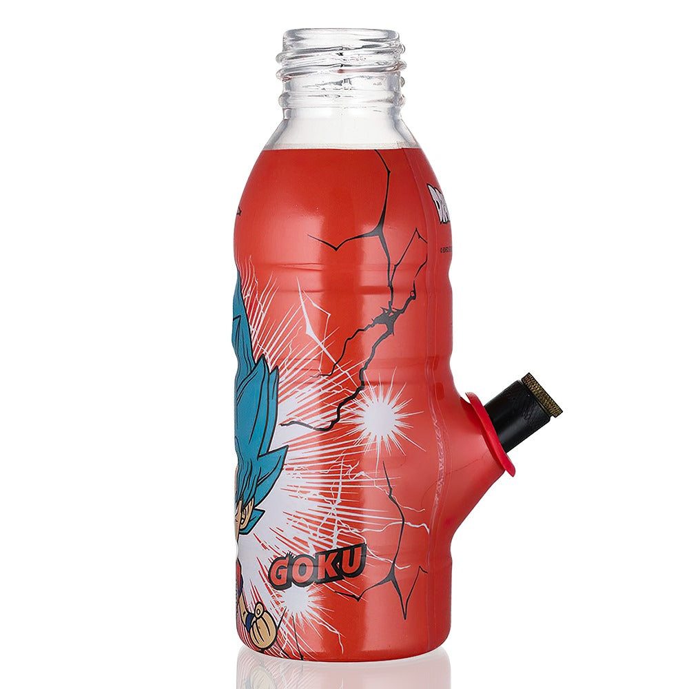 BW - Mini Bottle 17.5cm Glass Bong - Orange Goku right