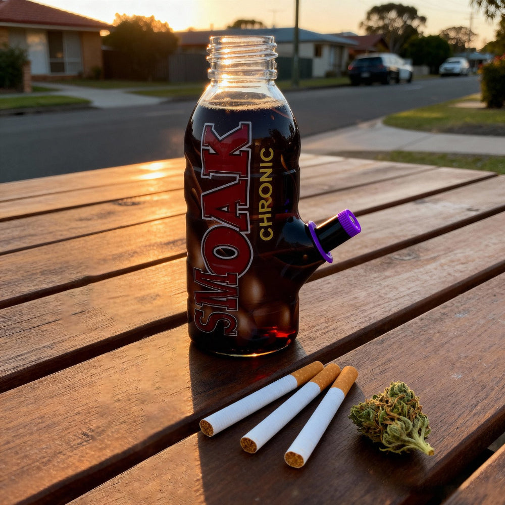 BW - Mini Bottle 17.5cm Glass Bong - SmOak Chronic lifestyle
