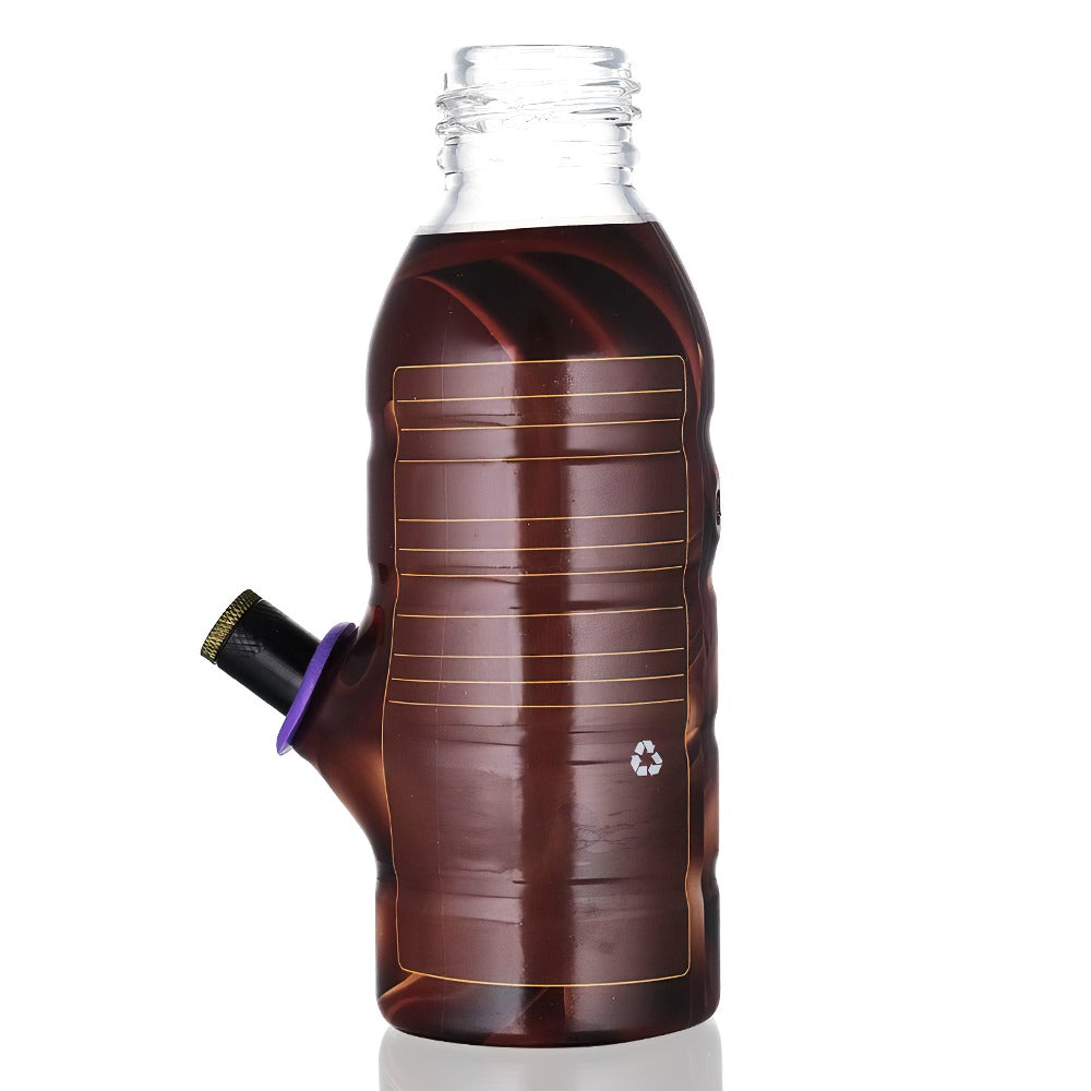 BW - Mini Bottle 17.5cm Glass Bong - SmOak Chronic right side
