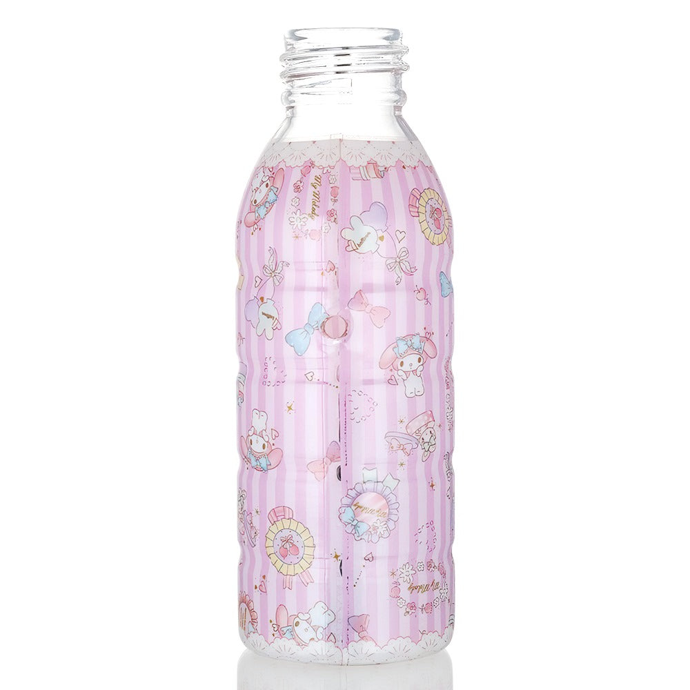 BW Mini Bottle 17.5cm Glass Bong - Pink Cinnamoroll on white background
