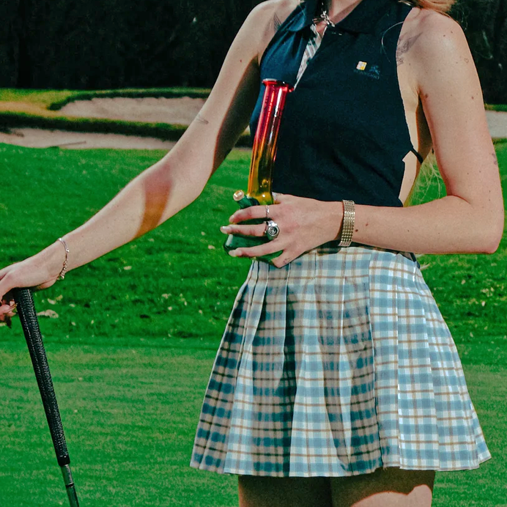 BW - Bent Neck Beaker 27cm Glass Bong - El Cheapo Rasta