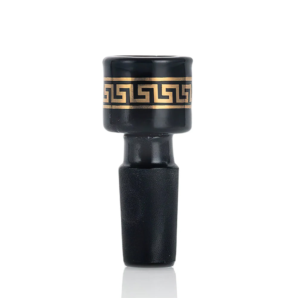 Bong Warehouse - Art Bowl 14mm Male - Black Lux front