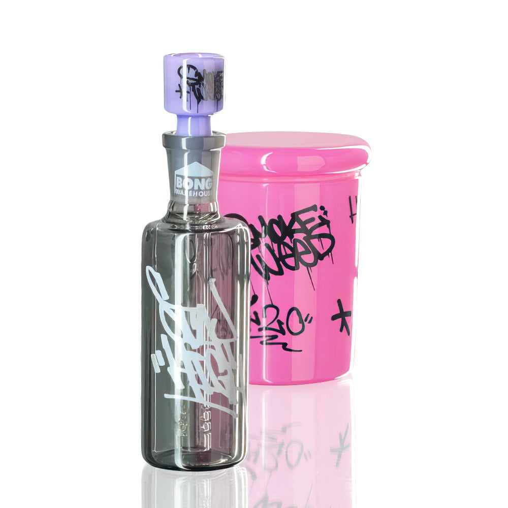 Bong Warehouse - Art Bowl 14mm Male - Purple Smoke Weed smoke weed jar