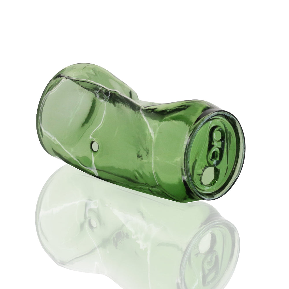 Bong Warehouse - Cute Glass Soda Can Bong - Green side profile