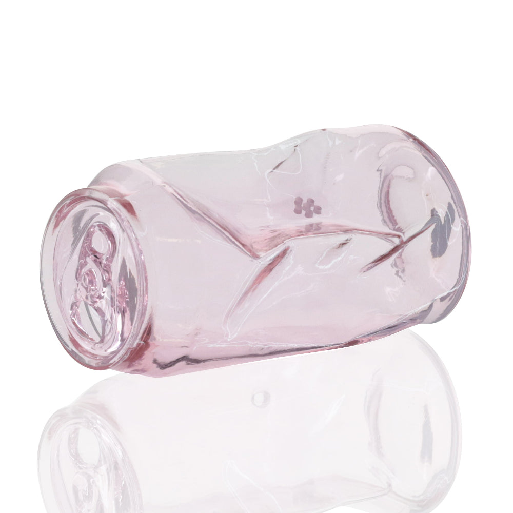 Bong Warehouse - Cute Glass Soda Can Bong - Pink front side