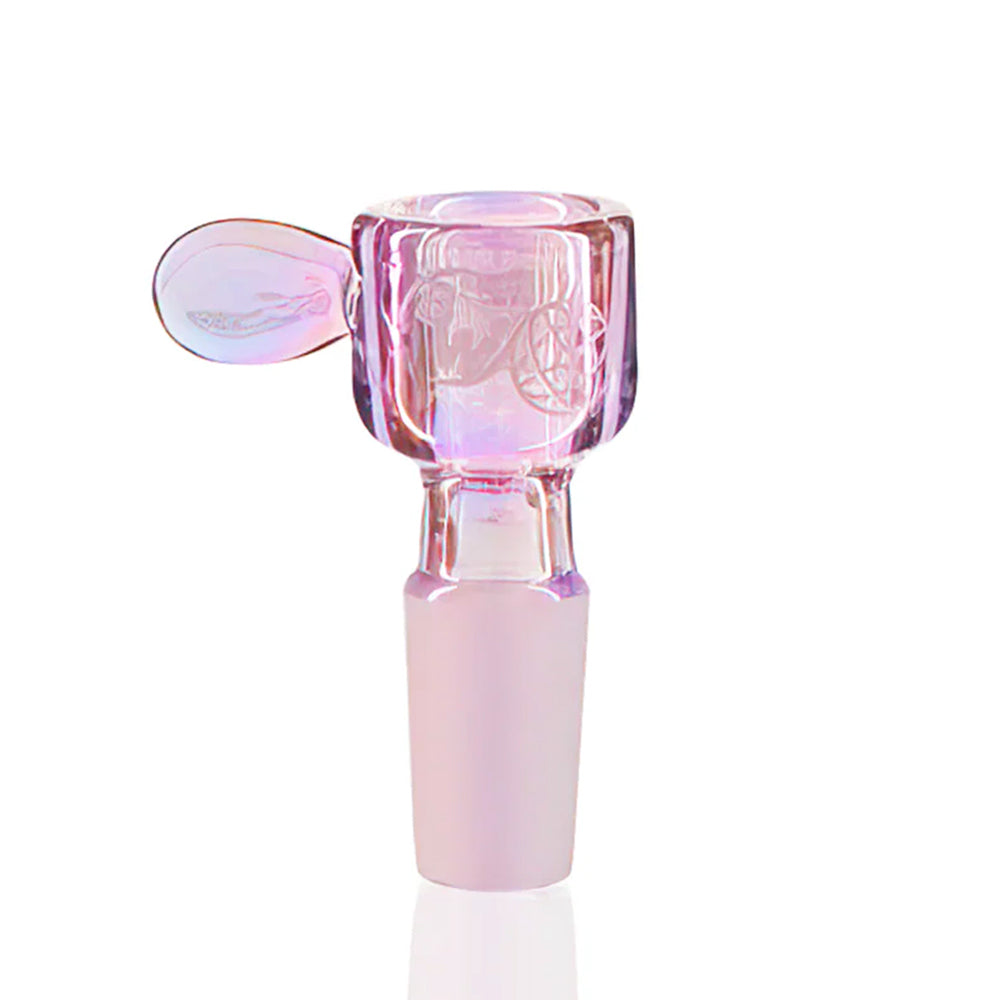 Bong Warehouse - Daily Handle (Bowl) 14mm Male - Pink Chrome front