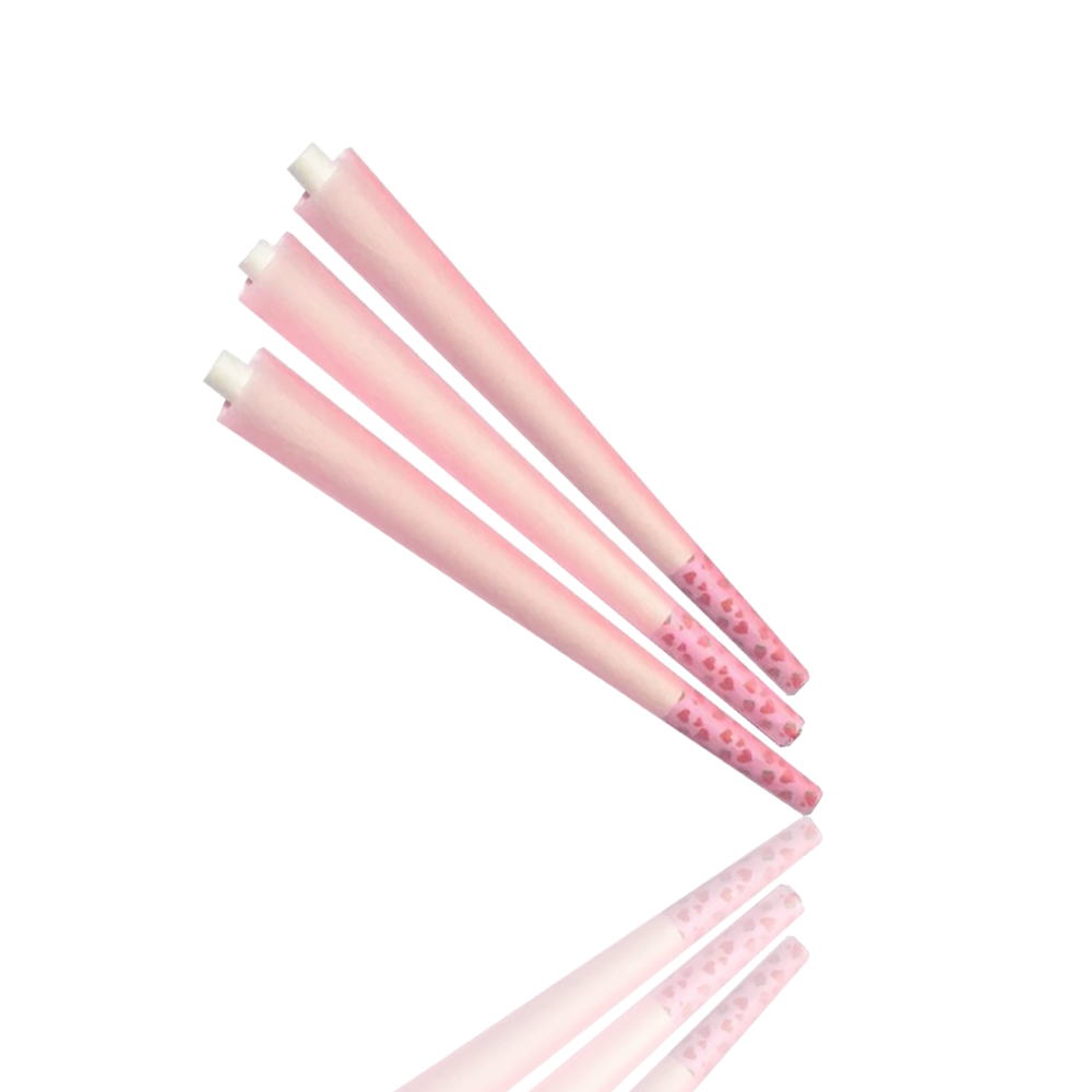 Bong Warehouse - King Sized Pre Rolled Cones - 3 Pack - Berry Daze standing