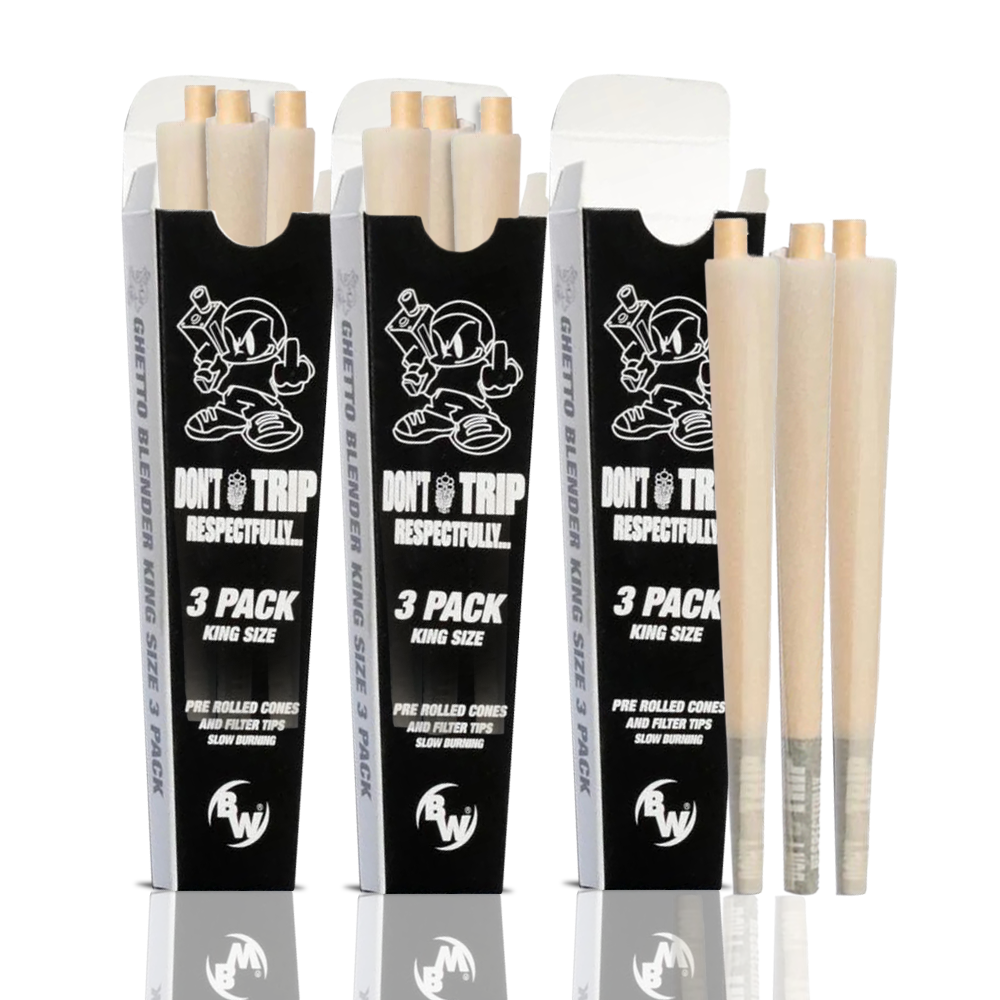 Bong Warehouse - King Sized Pre Rolled Cones - 3 Pack - Ghetto Blender