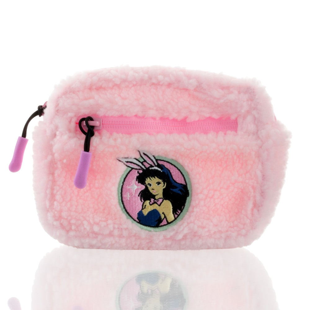 Brunette Bunniii pink Stash Bag