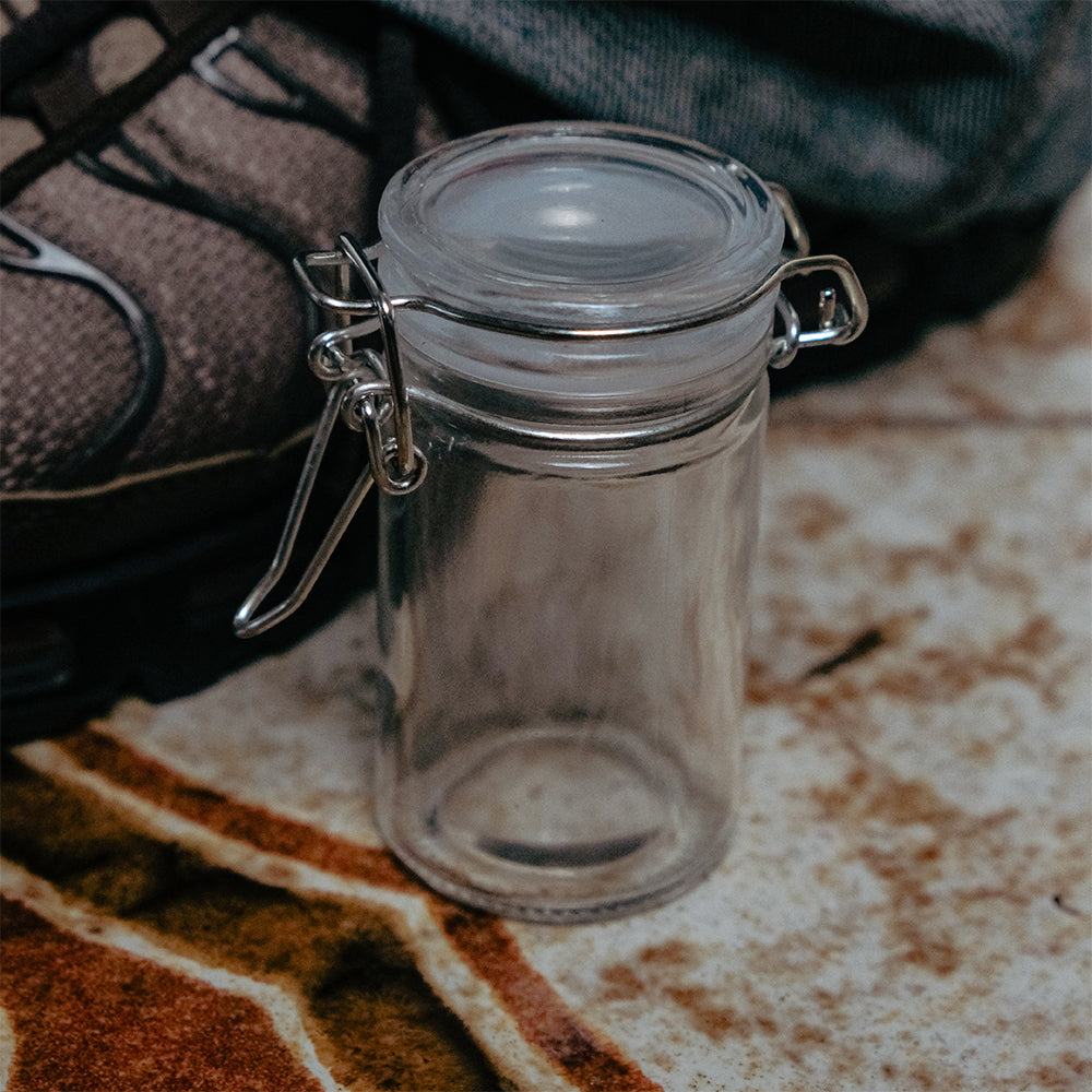 Bong Warehouse - Small Clear Weed Stash Jar lifestyle