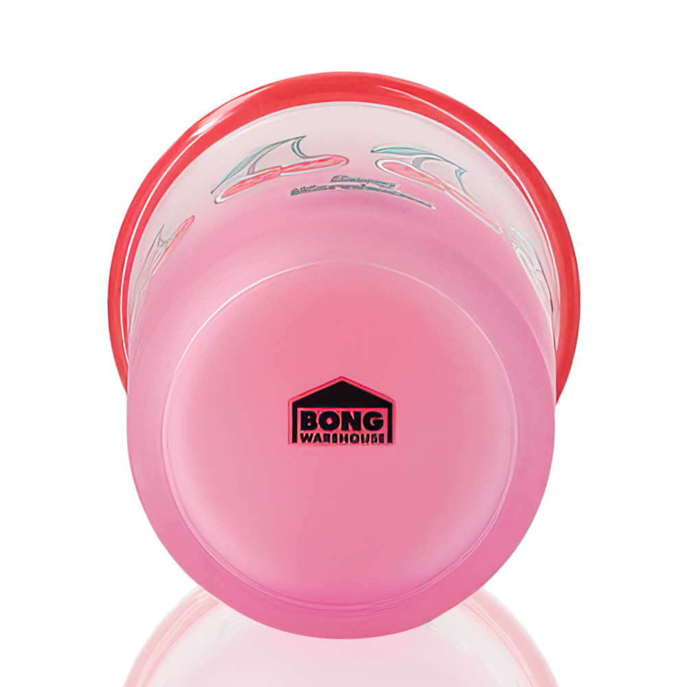 Bong Warehouse - Stash Jar - Cherries - Pink bottom