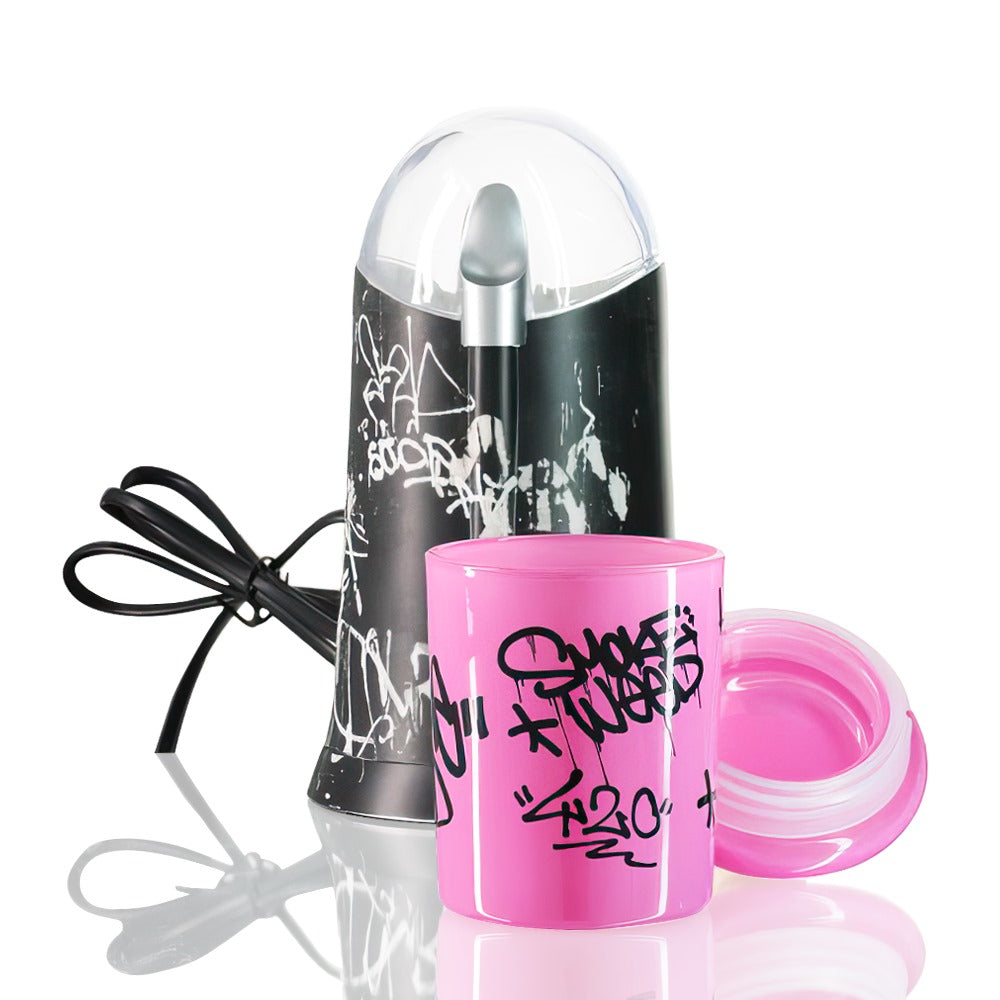 Bong Warehouse - Stash Jar - Smoke Weed - Pink muzzer