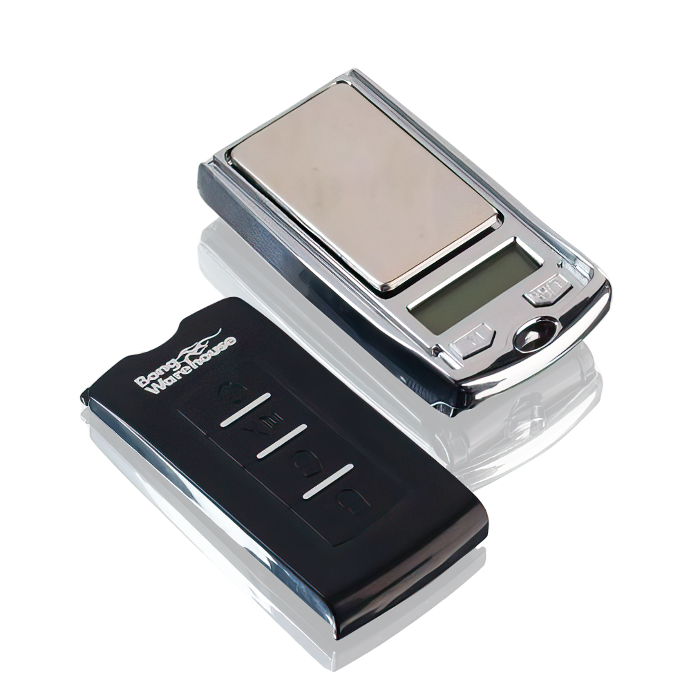 Bong Warehouse Pocket Scale 200x0.01g - Stealth Car Key open