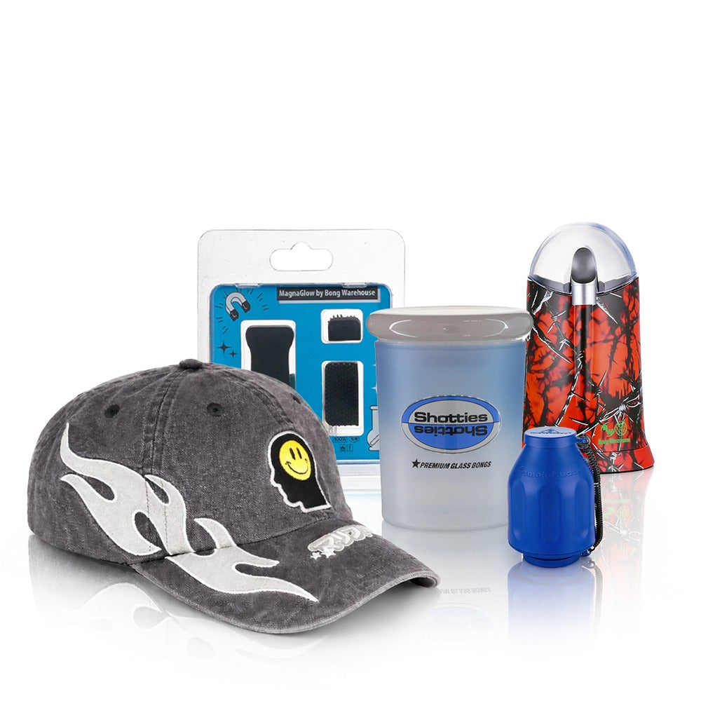 Shotties Storage Jar & Smoking Accessories Bundle