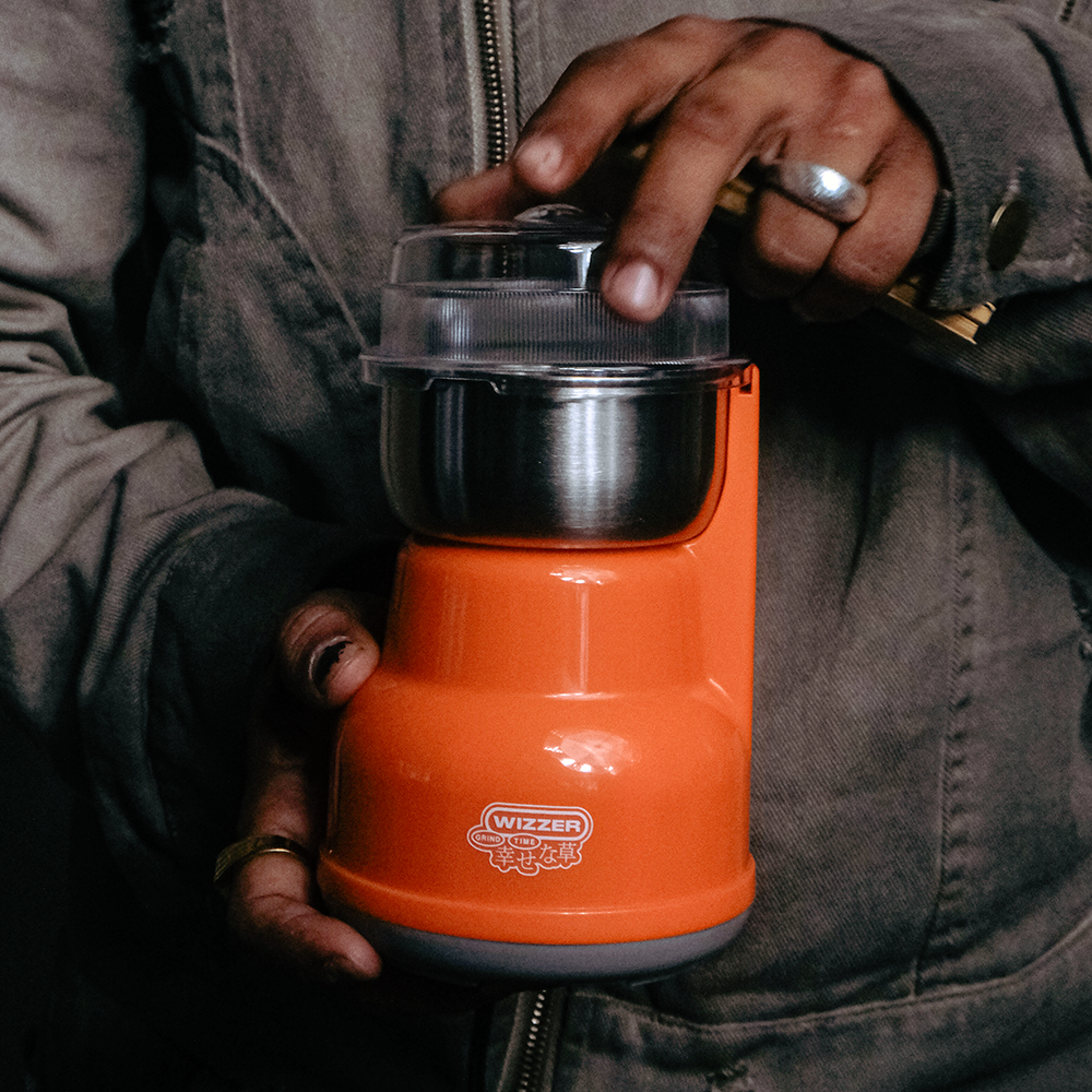 BW - The Wizzer Electric Weed and Herb Grinder - Orange