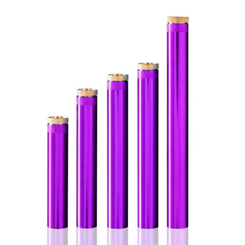 Classic Bong Metal Stem - Purple various sizes