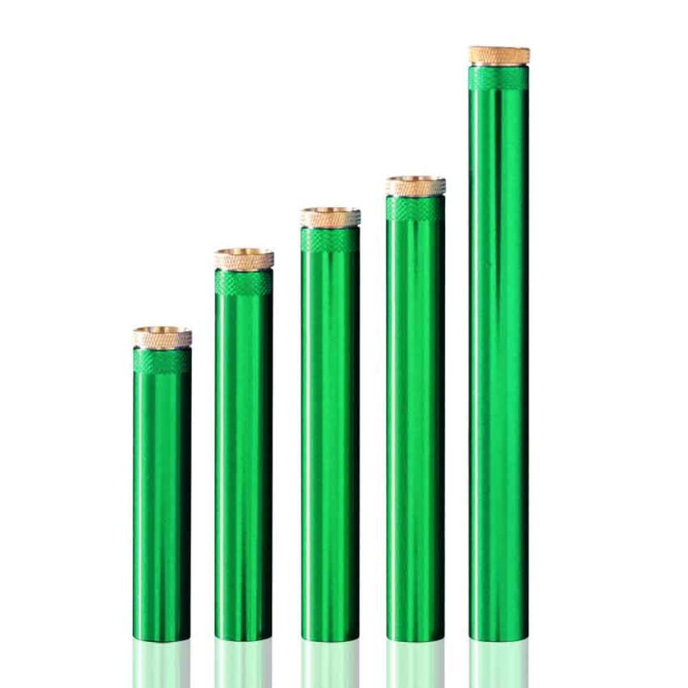 Classic Bong Metal Stem Green various sizes