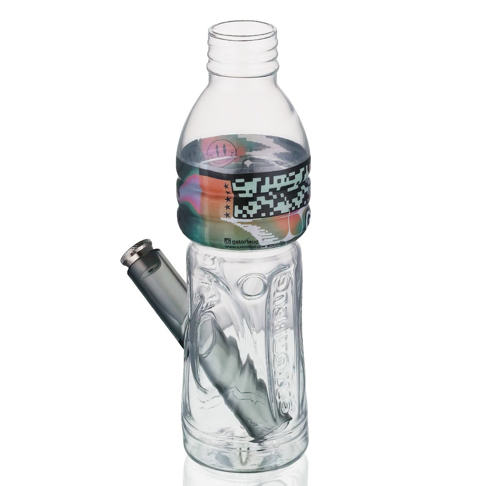 Gatorbeug - G3 18.5cm Mini Glass Bong - Grey back
