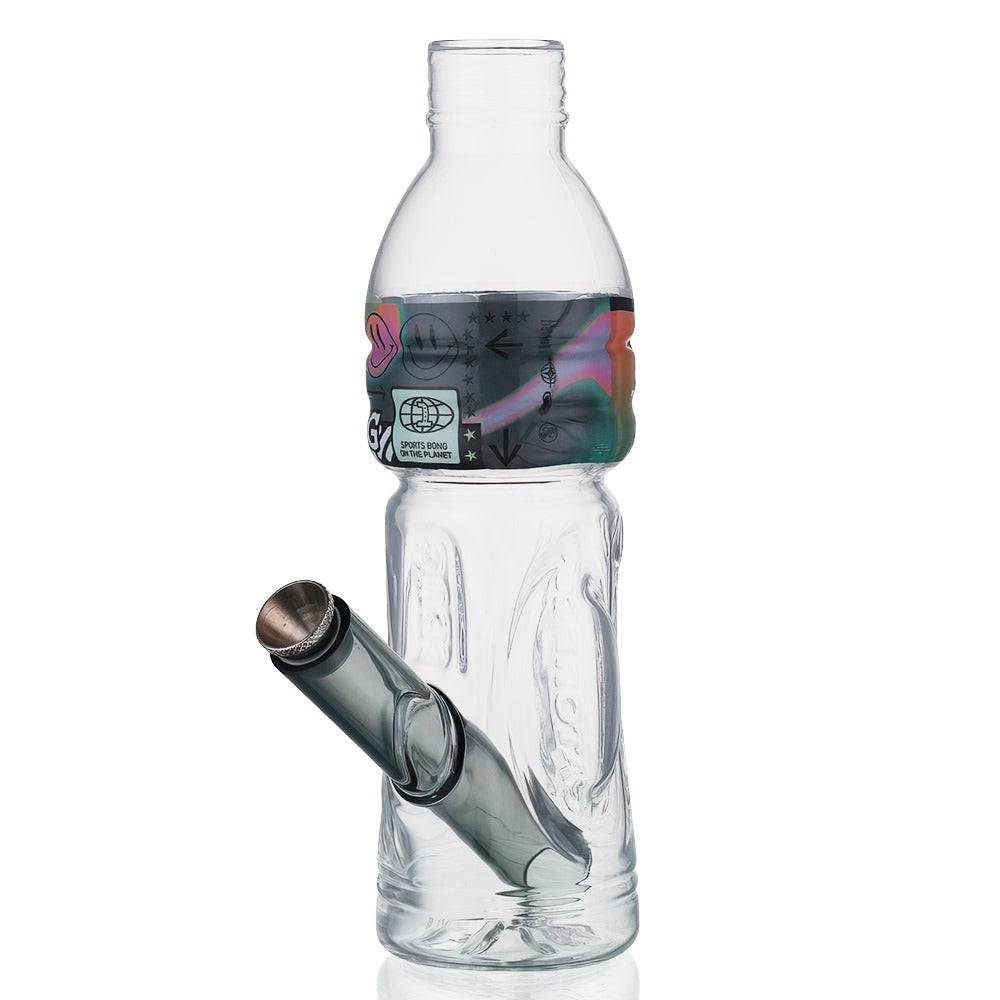 Gatorbeug - G3 18.5cm Mini Glass Bong - Grey back alternate