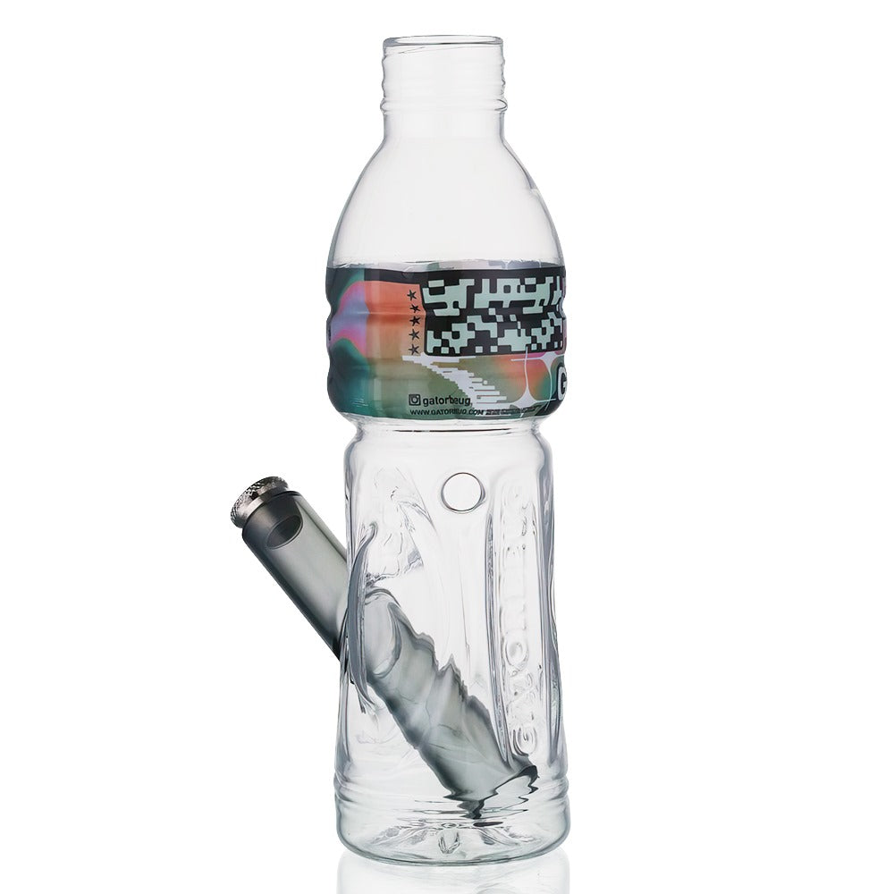 Gatorbeug - G3 18.5cm Mini Glass Bong - Grey back alternate 2