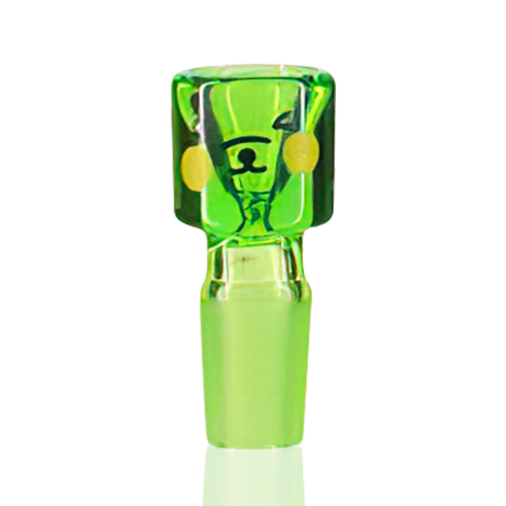 Bong Warehouse - Art Bowl 14mm Male -Green Anime