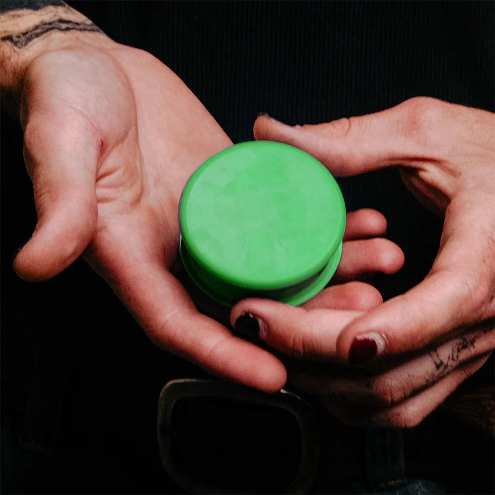 BW - Plastic Herb Grinder Round - Green