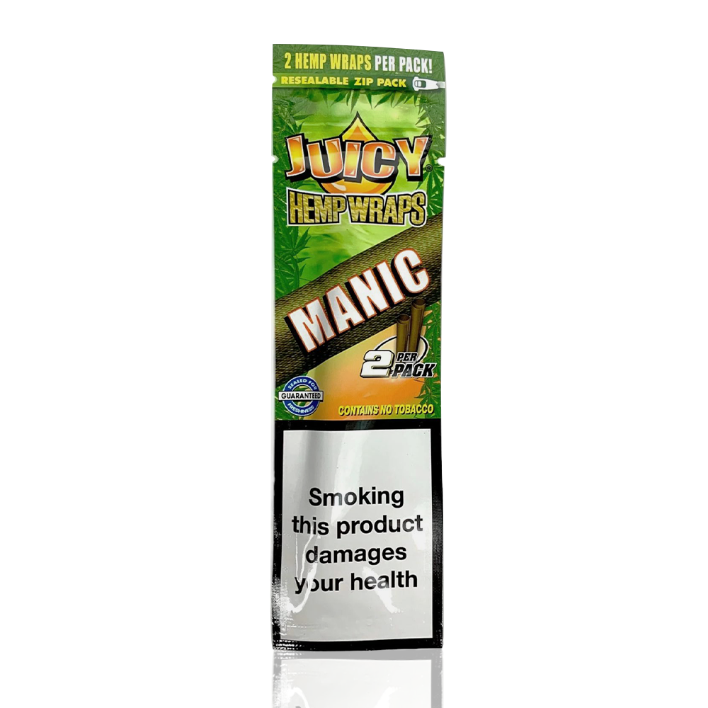 Juicy Jay's - Hemp Blunt Wraps - Manic (2 Pack)