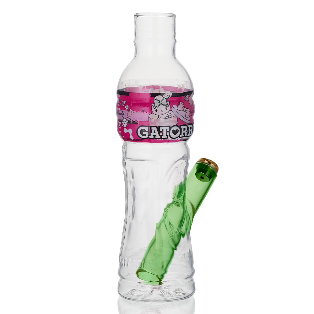 Gatorbeug - Hello Kitty G3 18.5cm Mini Glass Bong - Green