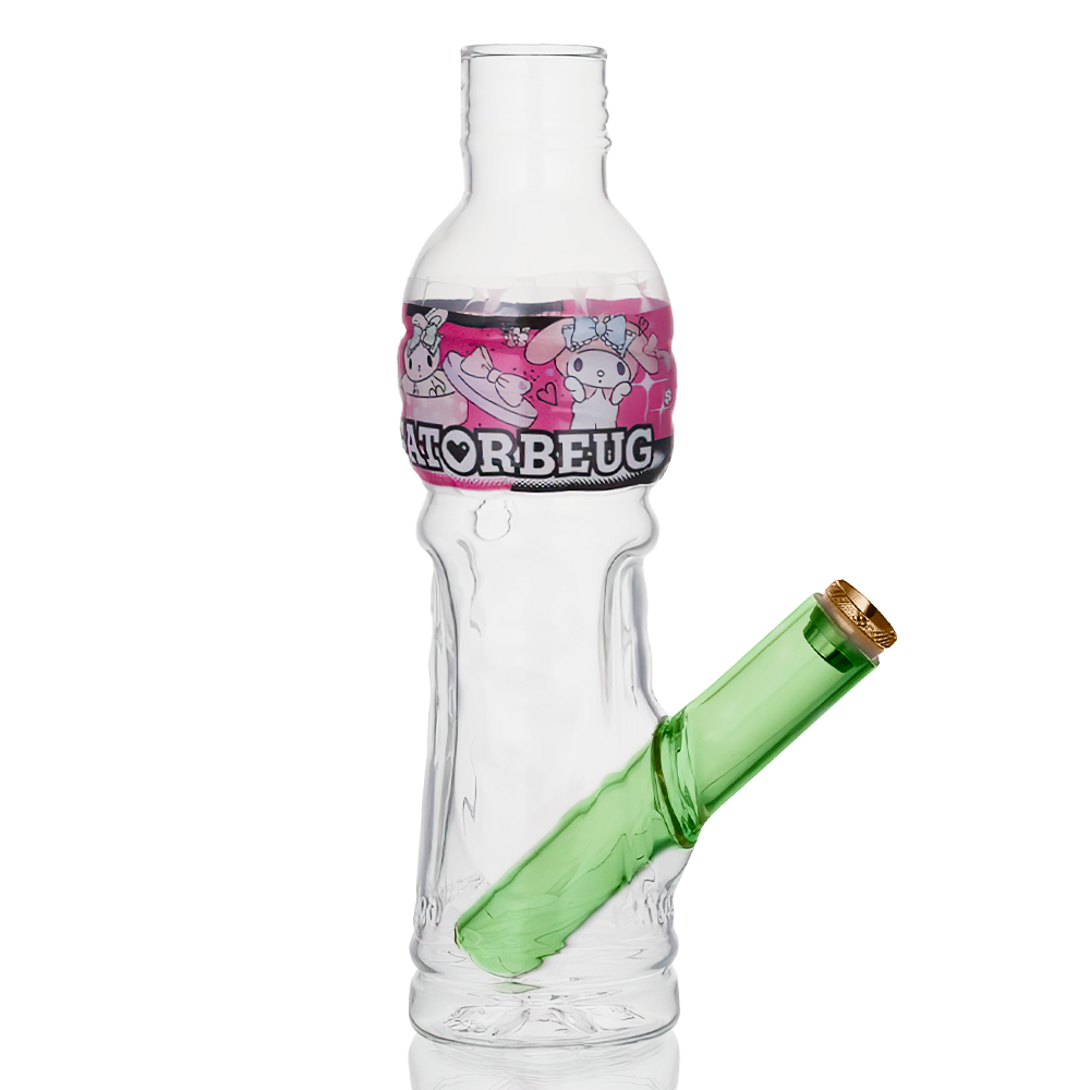 Gatorbeug - Hello Kitty G3 18.5cm Mini Glass Bong - Green