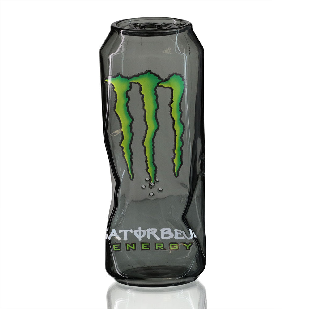 Gatorbeug Monster Can Glass Pipe - Black